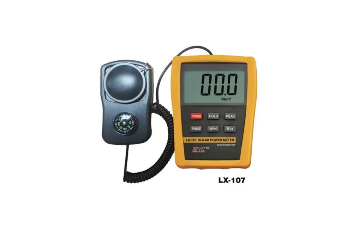 Htc Lx-107 Solar Power Meter User Manual