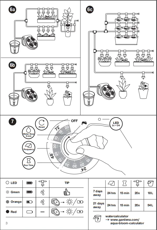 GARDENA 13300 Solar powered irrigation AquaBloom Set - fig3