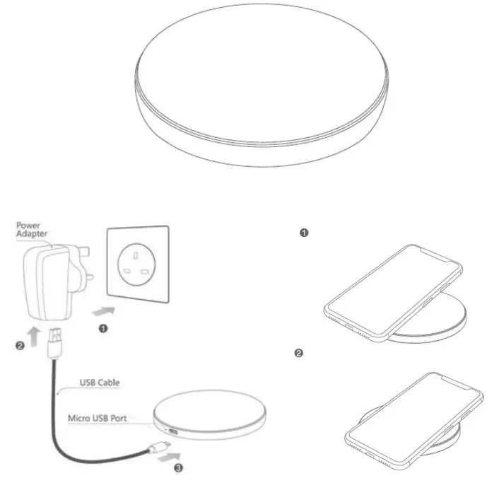 anko Wireless 5w Charging Pad - Content