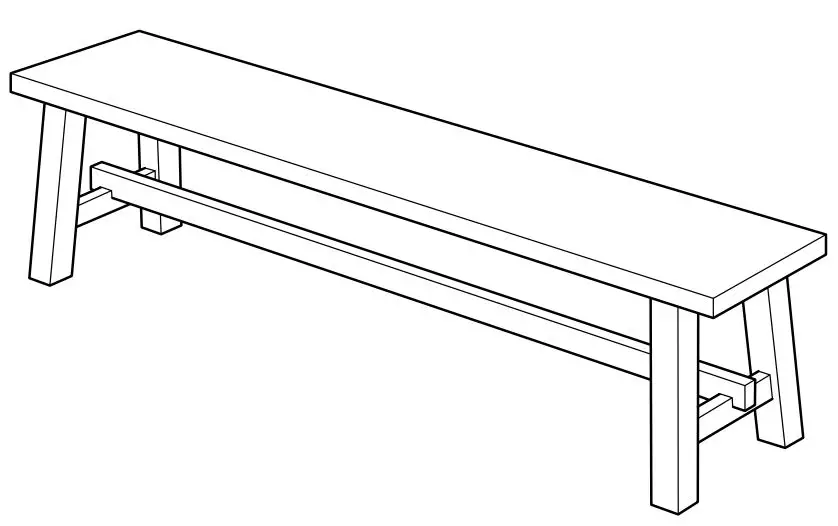 Ikea 604.240.44 Möckelby Bench Instruction Manual