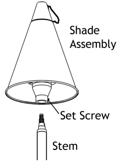 Install Shade Assembly