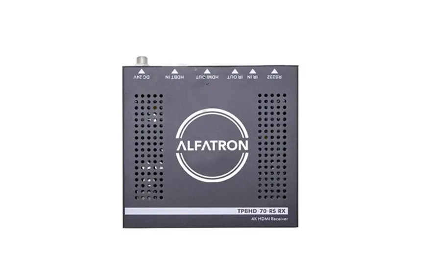 Alfatron Alf-tpbhd70-r 4k 40m Hdbaset Receiver User Manual Alfatron Alf-tpbhd70-r 4k 40m Hdbaset Receiver User Manual