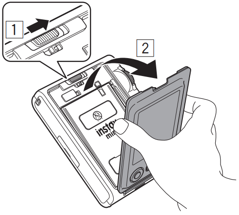 Unloading a Used Film Pack