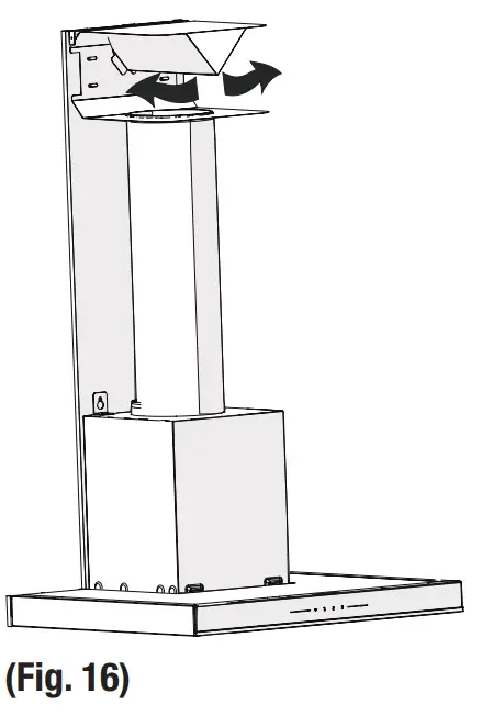 beko BHCB 63640 B 60cm Wall Mounted Hood - Figure16