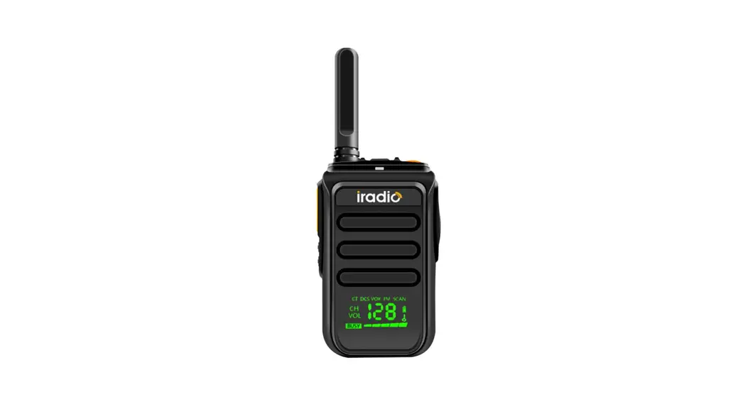 Iradio V68-plus Analog Portable Radio User Manual