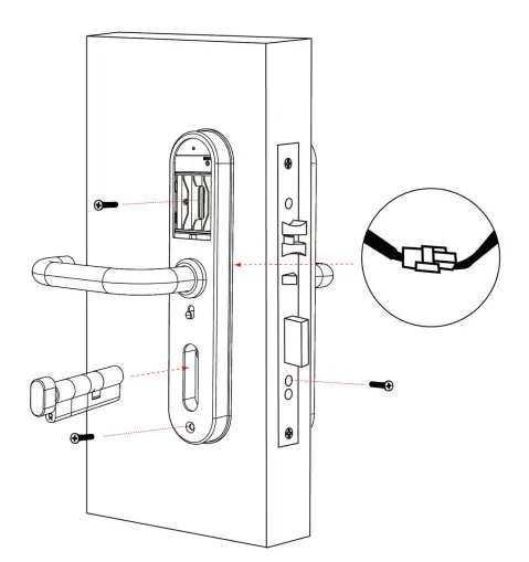 Guangzhou Lightsource Electronics H61 Smart Lock - Diagram5