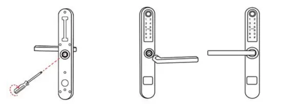 Guangzhou Lightsource Electronics H61 Smart Lock - handle