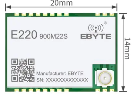 EBYTE E220-900M22S Llcc68 868 915 MHz 160mw SPI SMD Lora Module-fig2