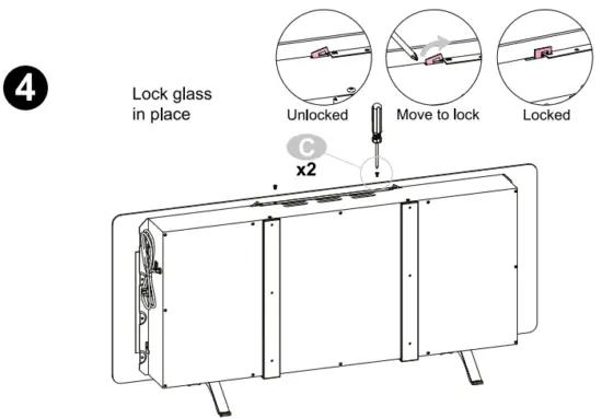 Table top installation