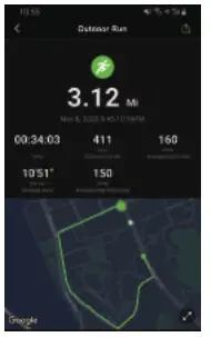 Letsfit IW1 Smart Watch Advanced Fitness and Health Tracking - Map