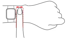 Letsfit IW1 Smart Watch Advanced Fitness and Health Tracking - On a watch