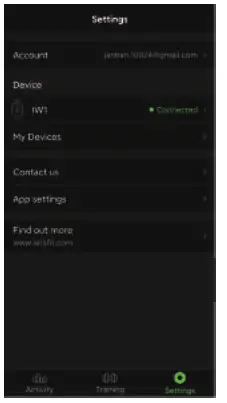 Letsfit IW1 Smart Watch Advanced Fitness and Health Tracking - Setting
