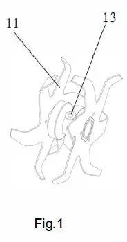 UKOKE CT38601 7.8 Inch 20V Electric Cordless Rotary Garden Tiller-fig4