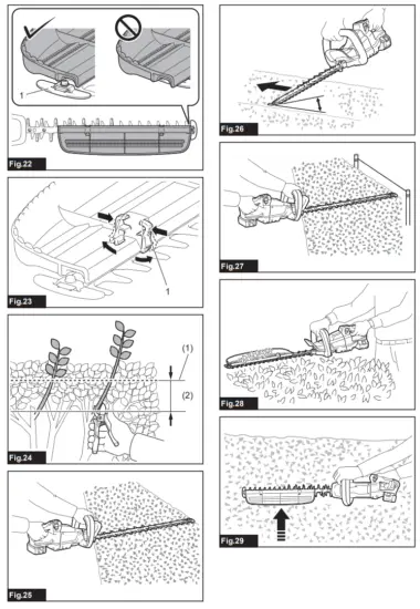 makita DUH501 Cordless Hedge Trimmer - Fig4
