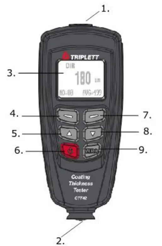TRIPLETT CTT42 Coating Thickness Tester TRIPLETT CTT42 Coating Thickness Tester