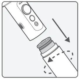 SUMMON 3-Axis Stabilized Handheld CameraInstall battery