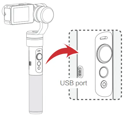 SUMMON 3-Axis Stabilized Handheld CameraUSB port
