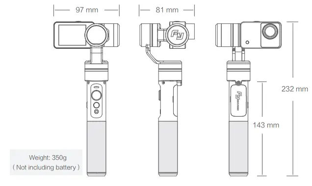 SUMMON 3-Axis Stabilized Handheld Product Parameters