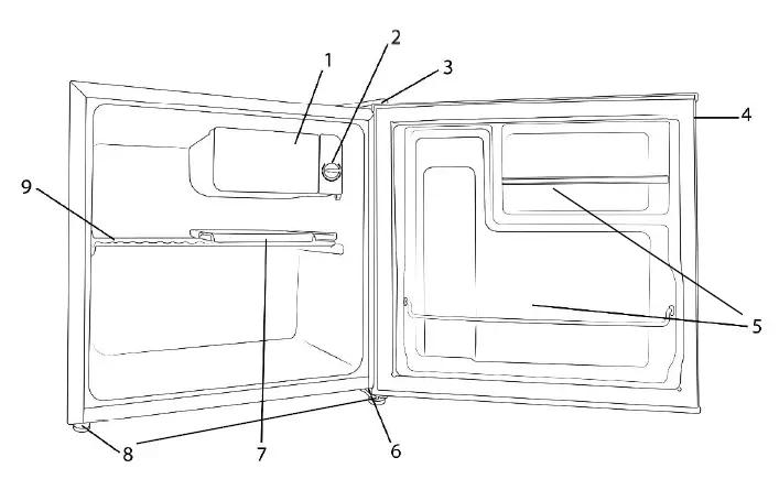 KUHLA -KTTF4GB -Table -Top -Fridge -1