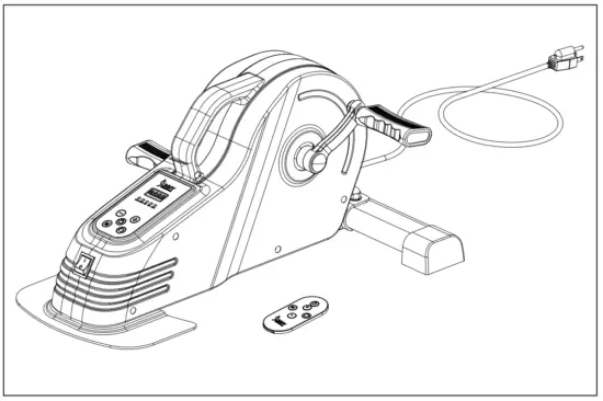 Sunny SF B0960 Electric Under Desk Cycle