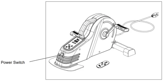 Sunny SF B0960 Electric Under Desk Cycle - OPERATING