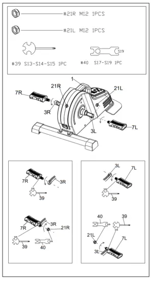 Sunny SF B0960 Electric Under Desk Cycle - fig 4