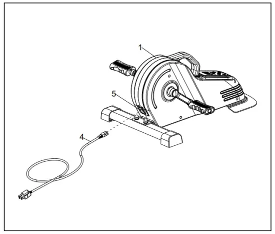 Sunny SF B0960 Electric Under Desk Cycle - fig 5