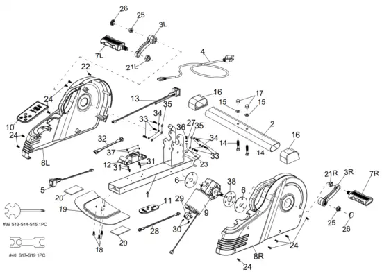 Sunny SF B0960 Electric Under Desk Cycle - fig