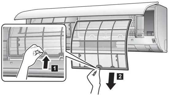 clean the air filters