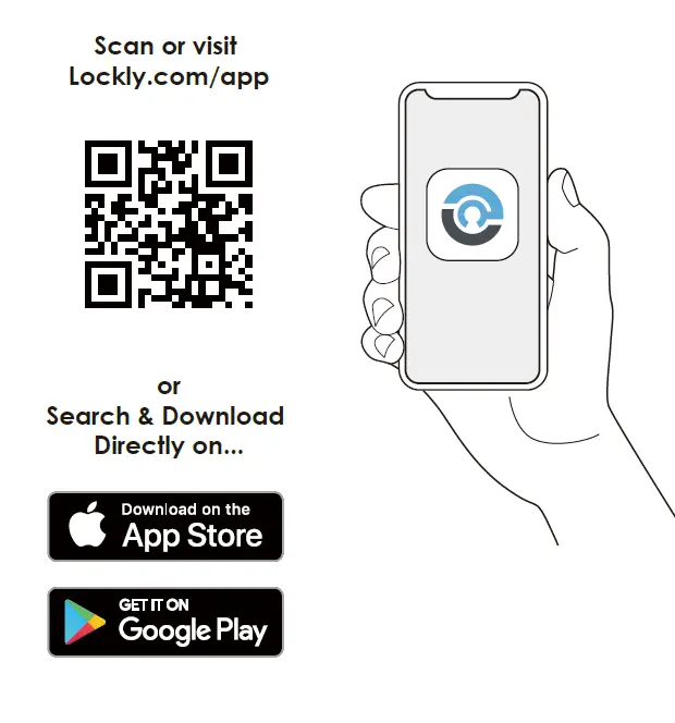 LOCKLY- PGD7Y -Flex- Touch -Fingerprint -Deadbolt -16