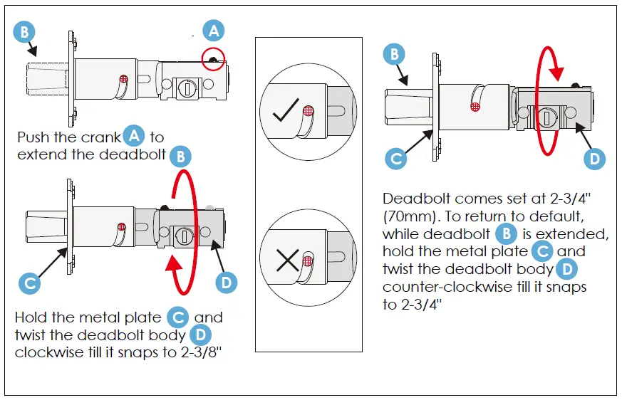 LOCKLY- PGD7Y -Flex- Touch -Fingerprint -Deadbolt -5
