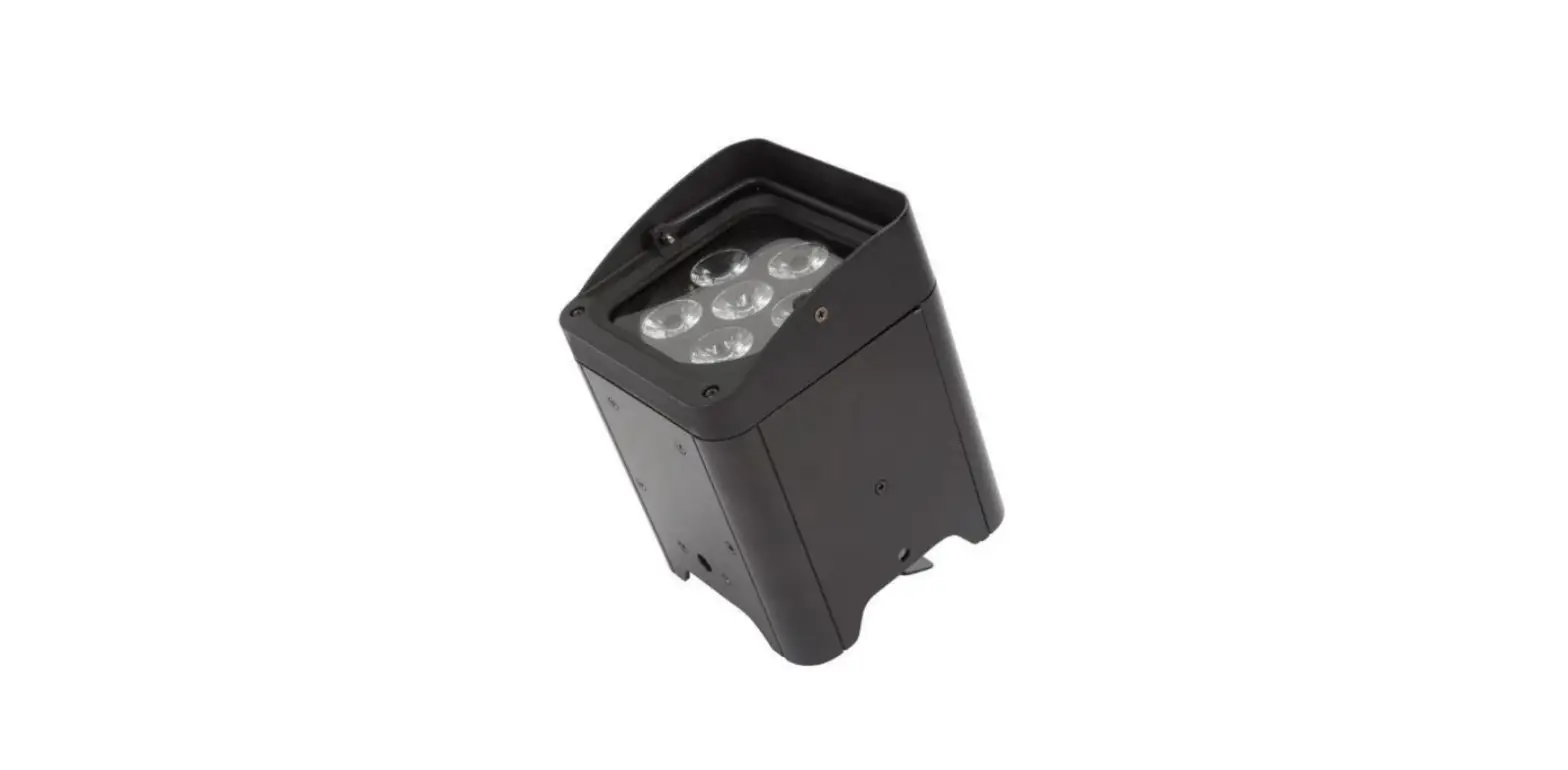 Hqpower Hqlp10030 Led Floor Spot With Battery With 6x12w Rgbwa-uv User Manual