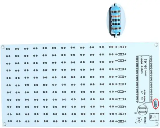 Icstation GY20028 5 Color LED Music Spectrum Display DIY Kit -