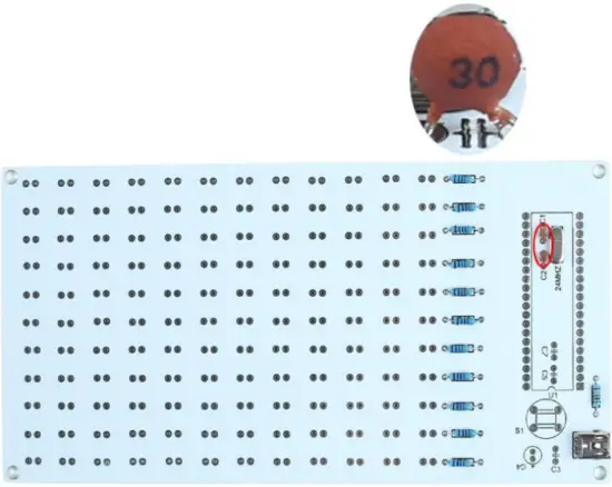 Icstation GY20028 5 Color LED Music Spectrum Display DIY Kit - 5