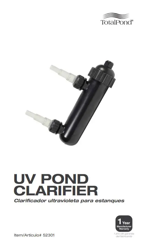 TotalPond 52301 UV Pond Clarifier Instruction Manual