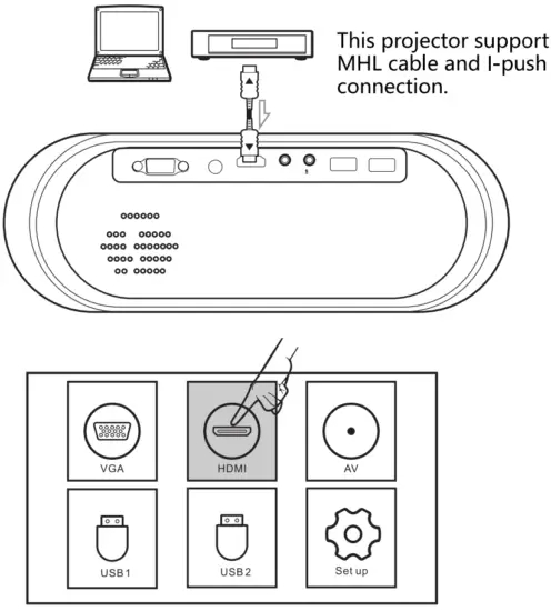 bol com T7 720P Same Screen Portable Projector - Fig 12