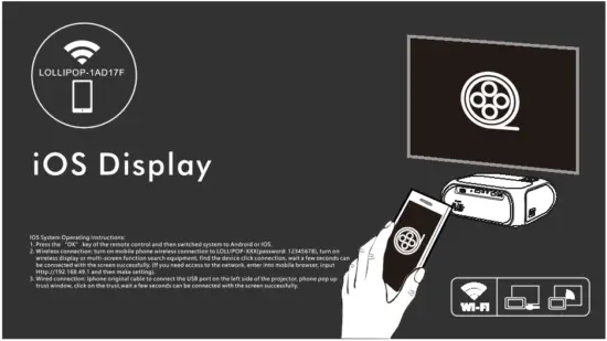 bol com T7 720P Same Screen Portable Projector - Fig 18