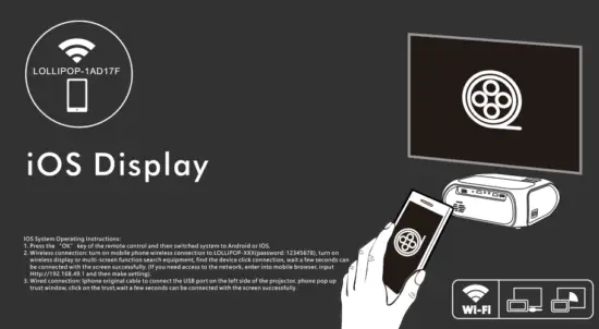 bol com T7 720P Same Screen Portable Projector - Fig 22