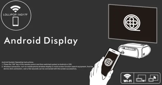 bol com T7 720P Same Screen Portable Projector - Fig 24