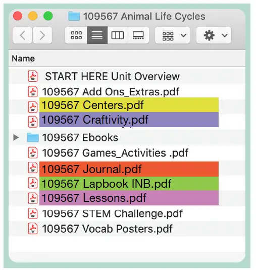 Carson Dellosa CD-109567 In a Flash Animal Life Cycles Flash Drive Grade K-2 FIG 2