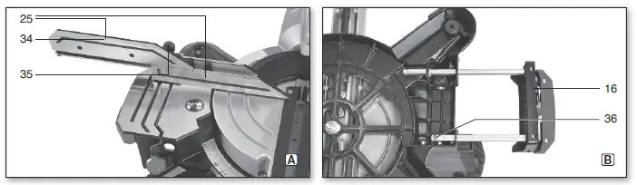 metabo KGS 216 Crosscut and Mitre Saw FIG 3