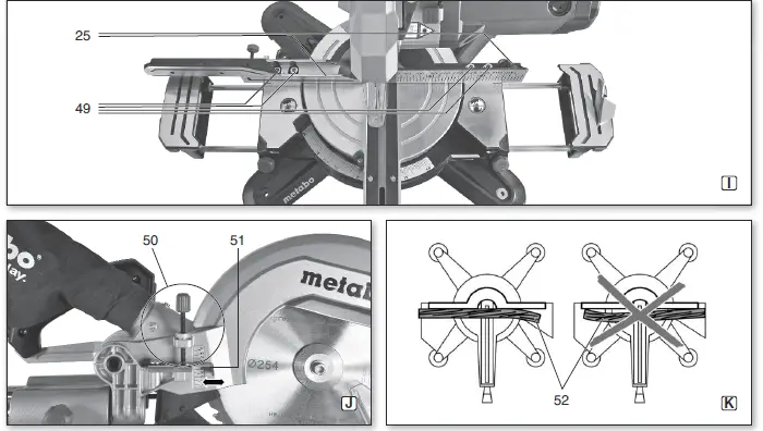 metabo KGS 216 Crosscut and Mitre Saw FIG 5