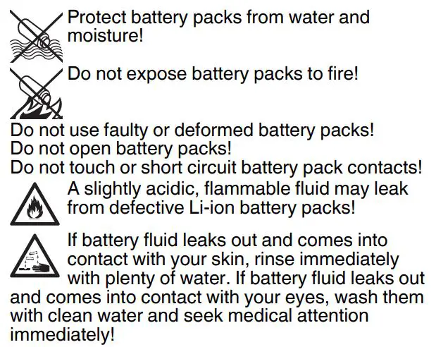 metabo BS 18 LT BL Cordless Hammer Screwdriver Instructions - Apply pressure only in direct line