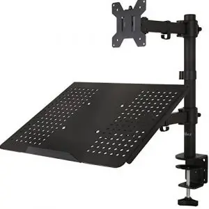 WALI Single Mount with Laptop Tray