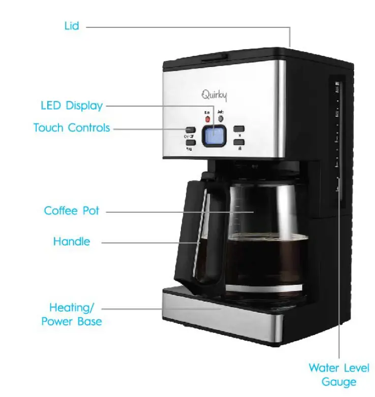 Dgl Group 2AANZROAST Quirky Smart Home Coffee Machine Grinder 1