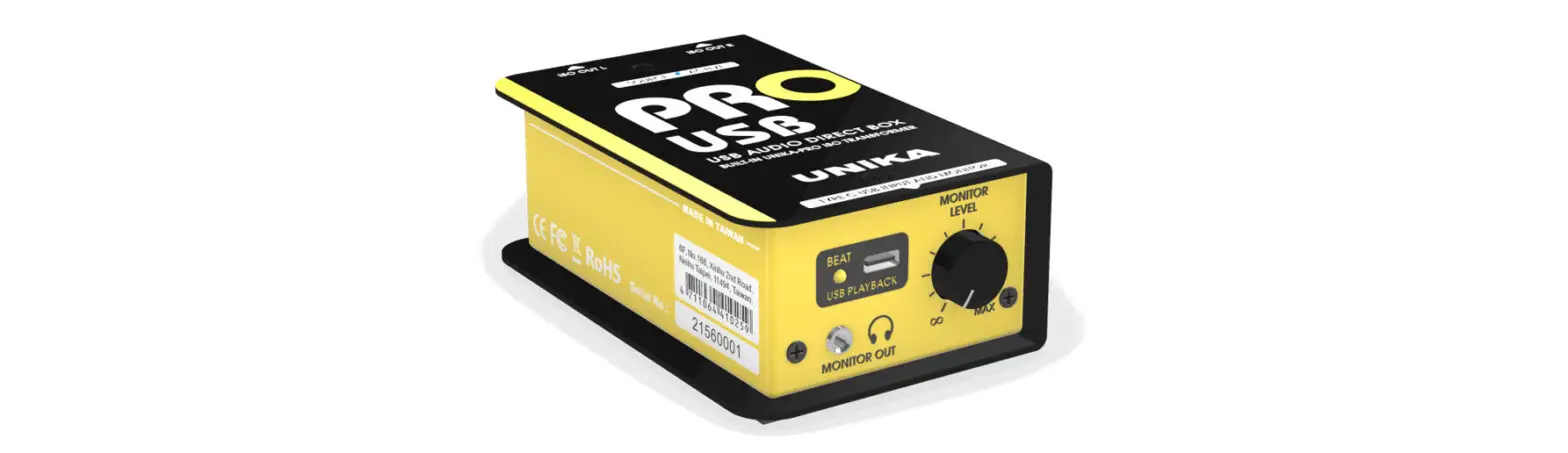 Unika Pro-usb Pro Series Audio Interface Usb Audio Direct Box User Manual Unika Pro-usb Pro Series Audio Interface Usb Audio Direct Box User Manual
