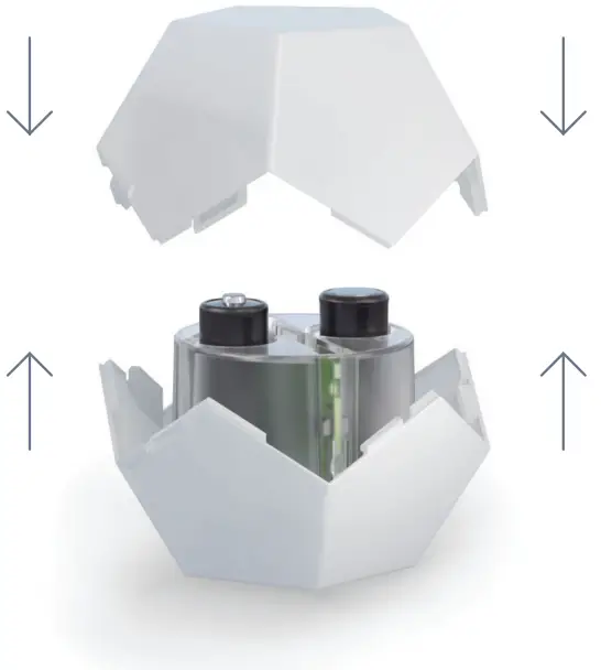 TIMEFLIP2 Human-Friendly Time Tracker Case assembly