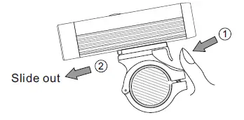 RAVEMEN PR1600 Front Light fig 5
