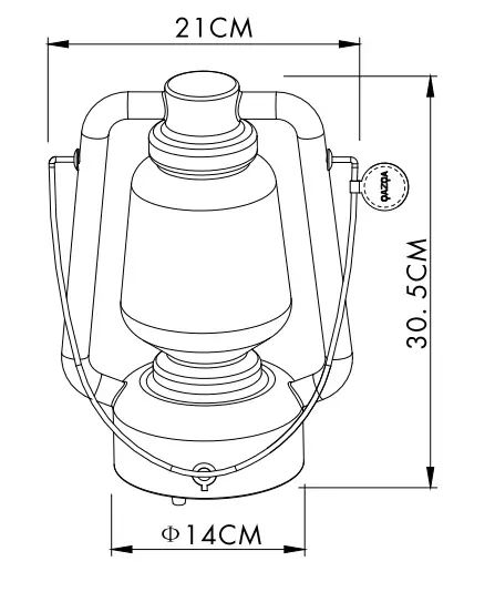 QAZQA 95006 Storm TL Table Lamp 4