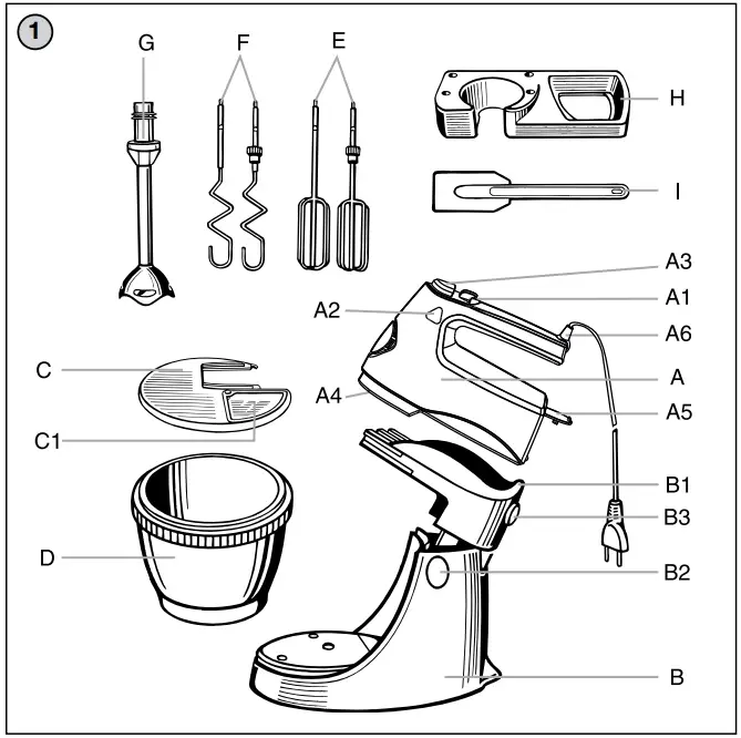 Features of the device and accessories
